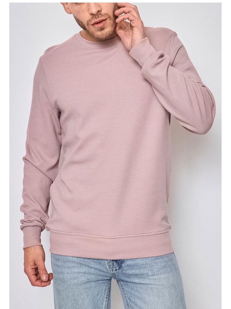 Jersey de cuello redondo Kebello Rosa - Kiabi