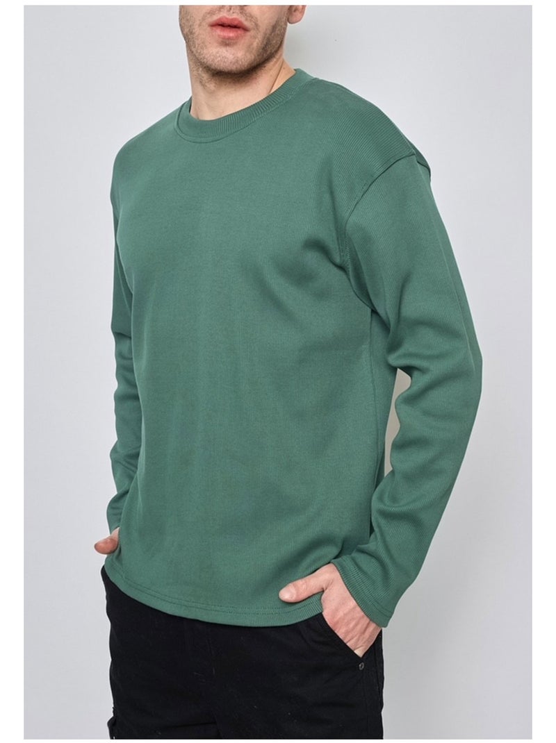 Jersey de cuello redondo Kebello Verde - Kiabi
