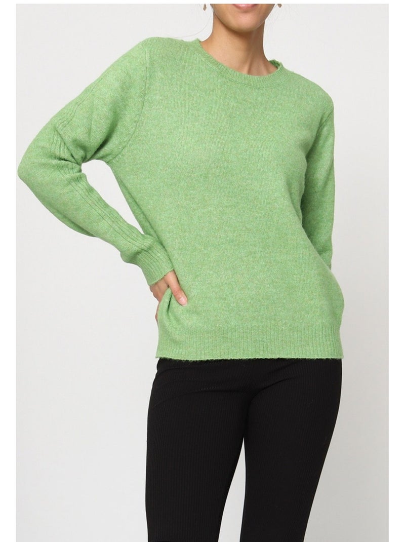 Jersey de cuello redondo Kebello Verde - Kiabi
