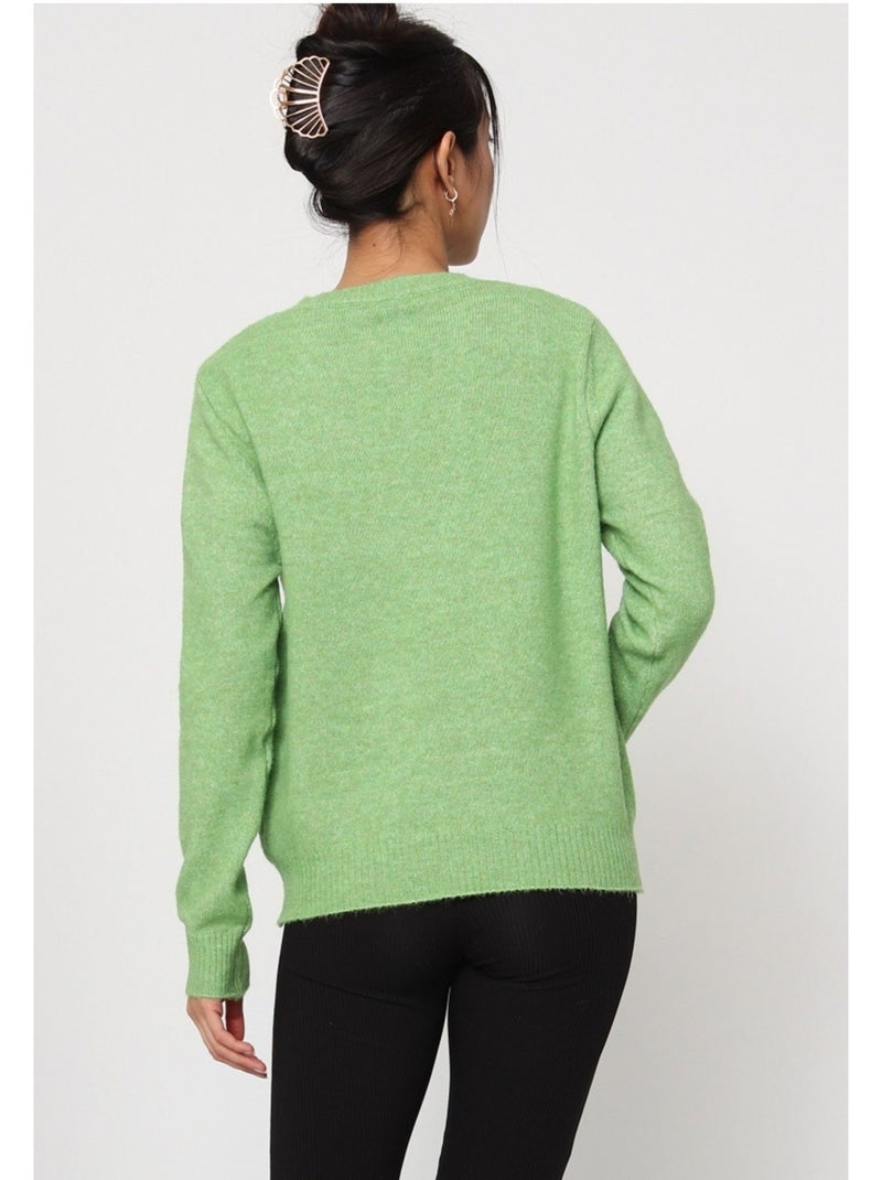 Jersey de cuello redondo Kebello Verde - Kiabi