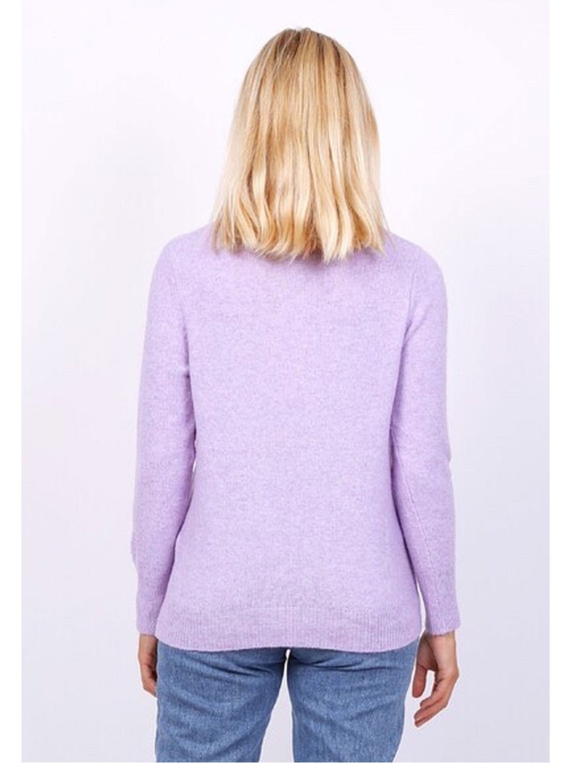 Jersey de cuello redondo Kebello Violeta - Kiabi