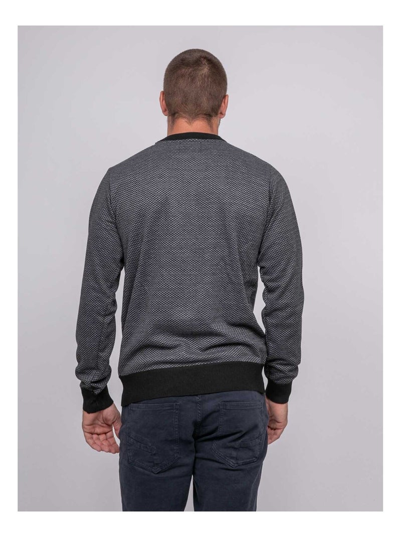 Jersey de cuello redondo LOPETER Negro - Kiabi