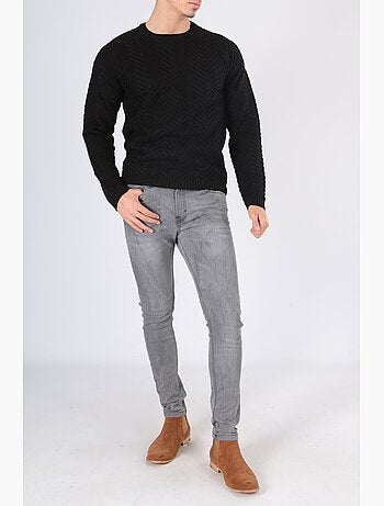 Jersey de cuello redondo