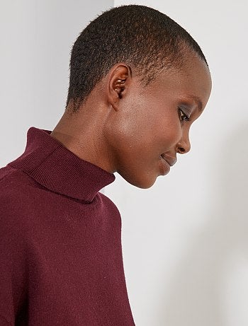 Mujer talla 34 a 48 - Jersey de cuello vuelto - Kiabi