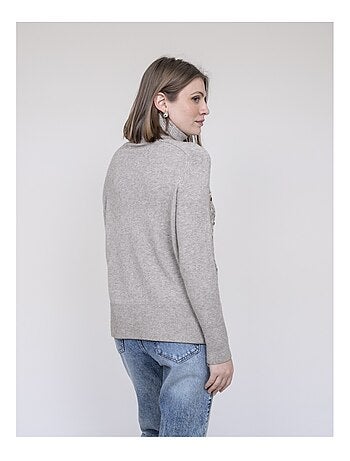 Jersey de cuello vuelto con lentejuelas KILISION