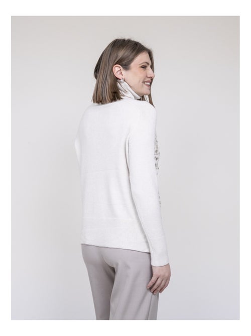 Jersey de cuello vuelto con lentejuelas KILISION - Kiabi