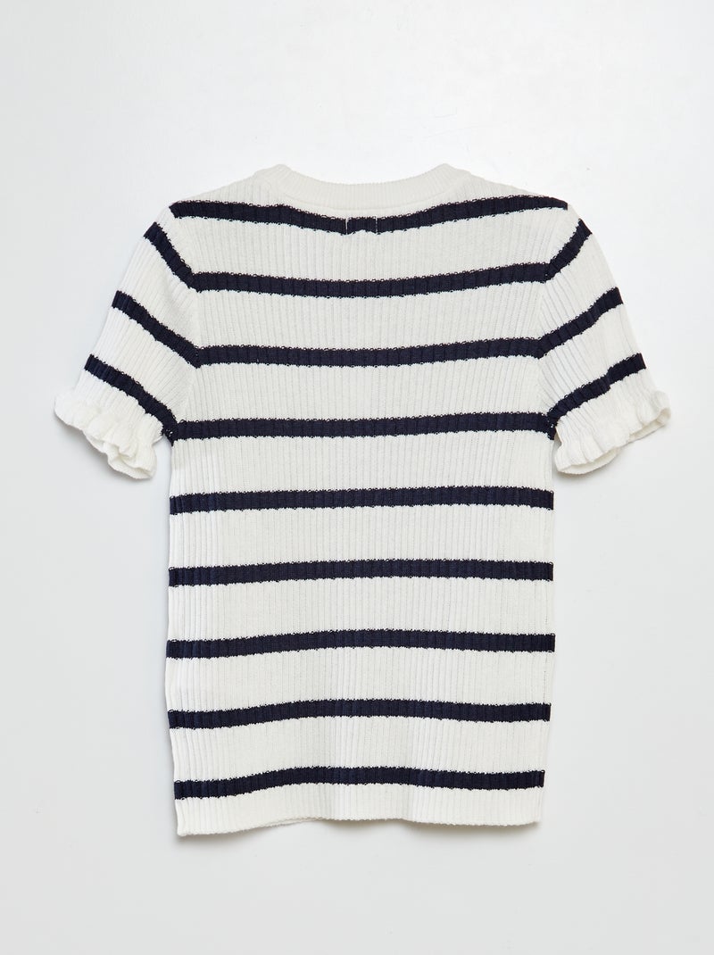 Jersey de estilo marinero AZUL - Kiabi