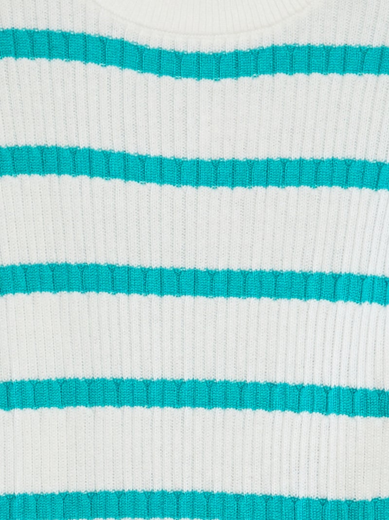 Jersey de estilo marinero VERDE - Kiabi