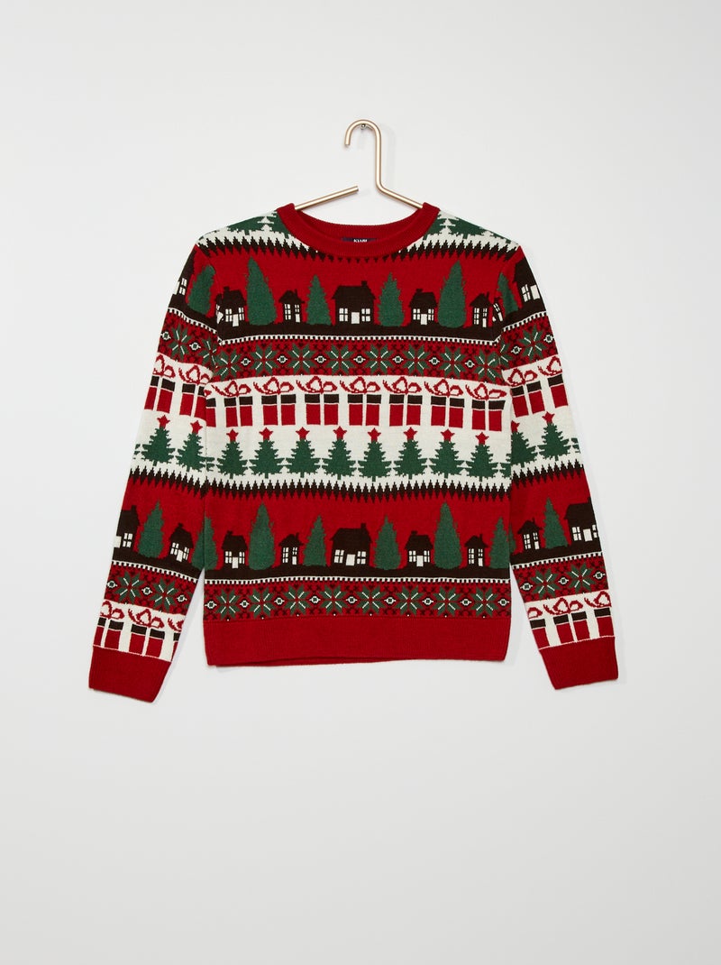 Jersey de estilo 'Navidad' ROJO - Kiabi
