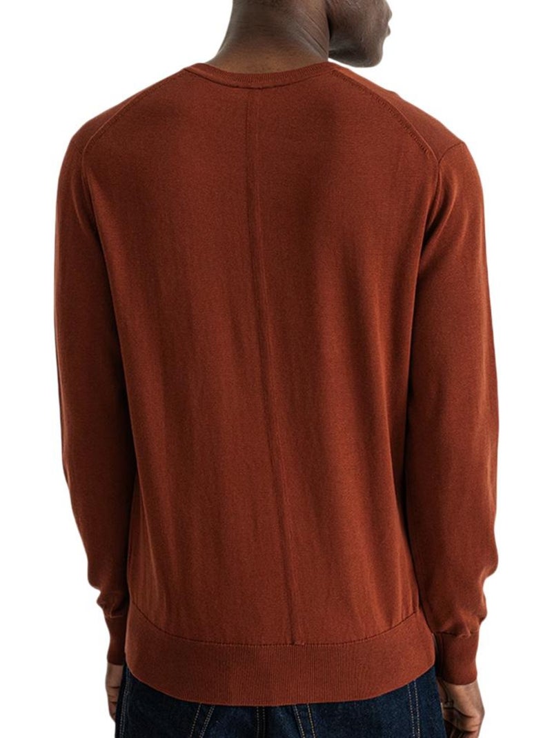 Jersey de hombre calvin klein jeans manga larga Marrón tabaco - Kiabi