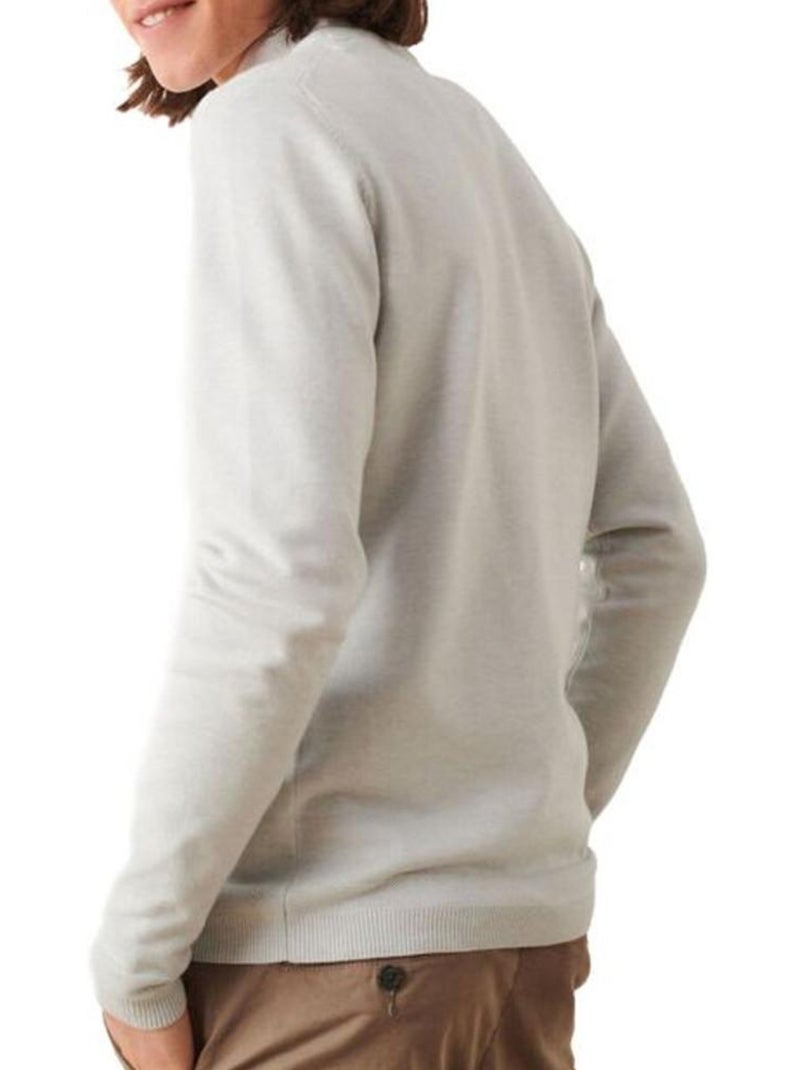Jersey de Hombre Teddy Smith con Cremallera 1/4 Blanco - Kiabi