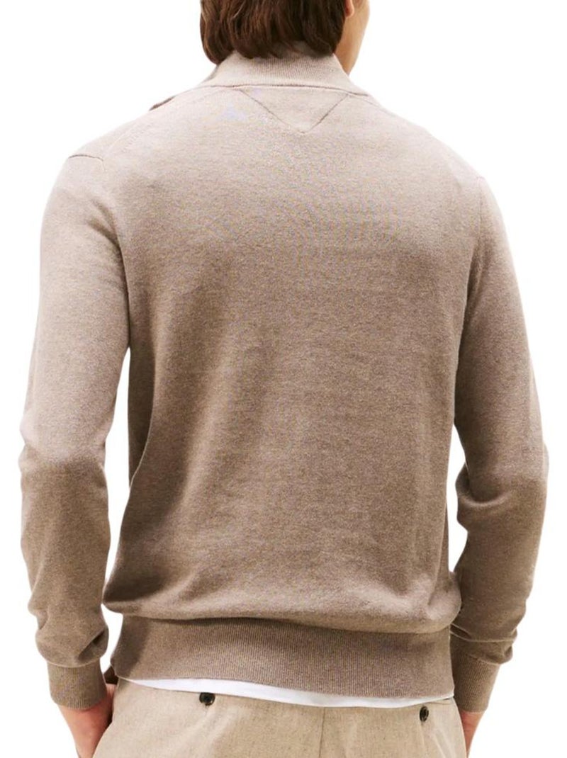 Jersey de Hombre Tommy Hilfiger Marrón capuchino - Kiabi