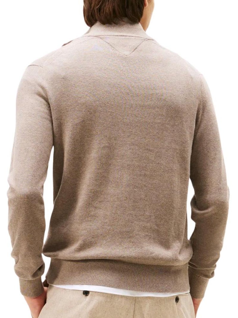 Jersey de Hombre Tommy Hilfiger Marrón capuchino - Kiabi