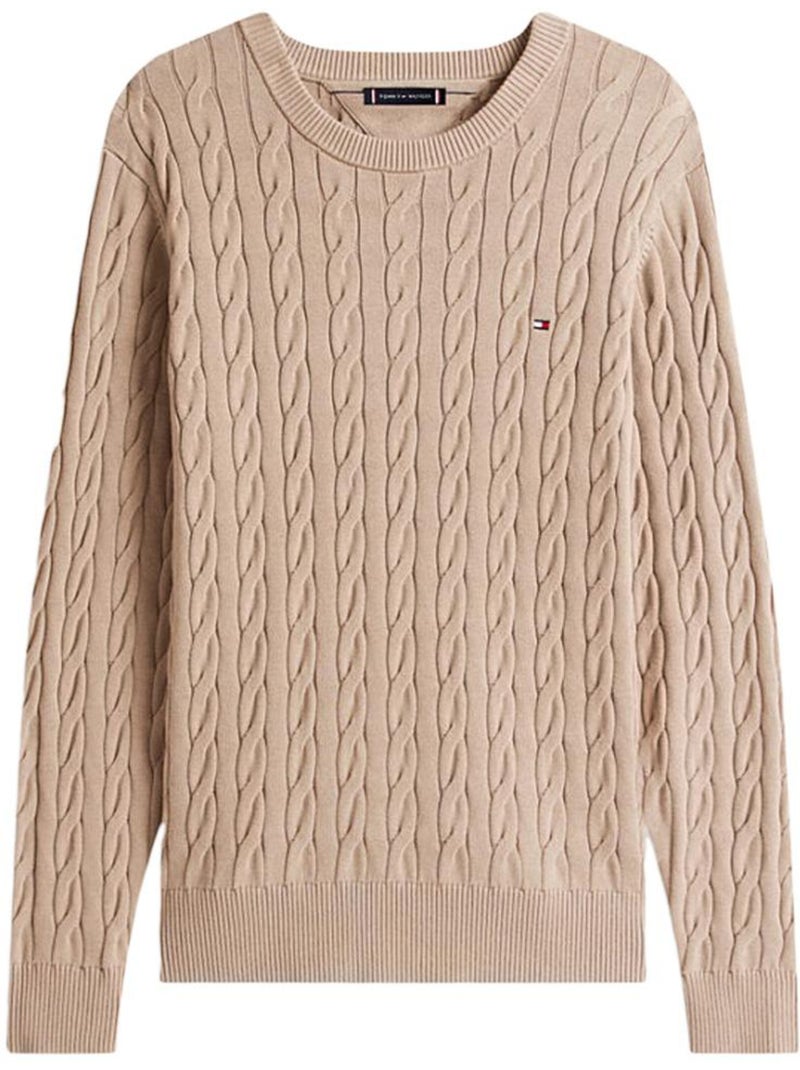 Jersey de Hombre Tommy Hilfiger Marrón capuchino - Kiabi