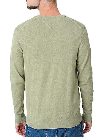 Jersey burdeos para hombre Tommy Hilfiger Pima MW0MW28047