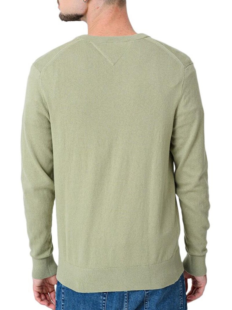 Jersey de Hombre Tommy Hilfiger Pima Algodón Verde caqui claro - Kiabi
