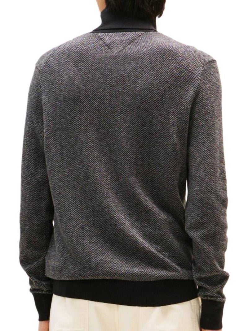 Jersey de Hombre Tommy Hilfiger Pima Gris plateado - Kiabi