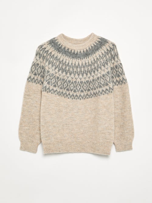 Jersey de jacquard - Kiabi