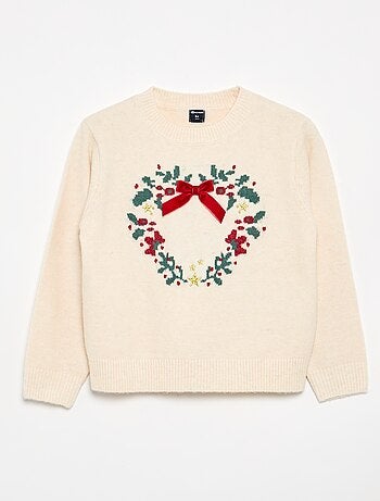 Jersey navideño de jacquard