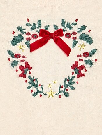 Jersey navideño de jacquard