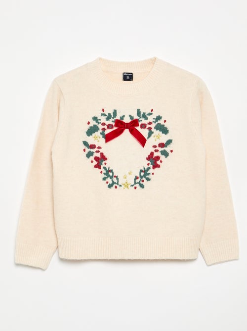Jersey de jacquard 'Navidad' - Kiabi