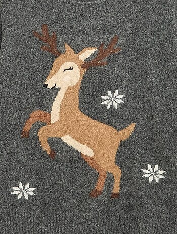 Jersey navideño de jacquard