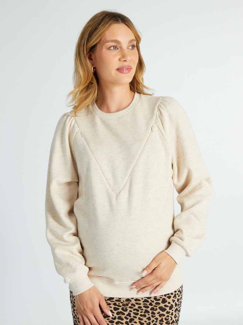 Jersey de lactancia BEIGE - Kiabi