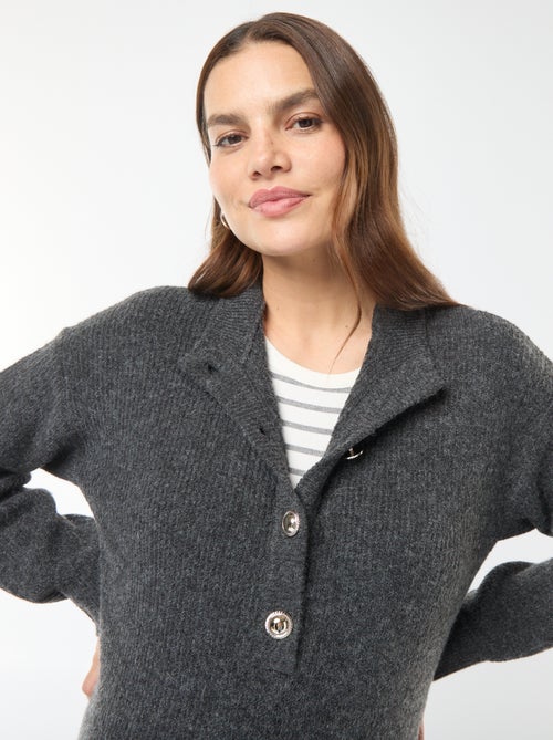 Jersey de lactancia con cierre de botones - Kiabi