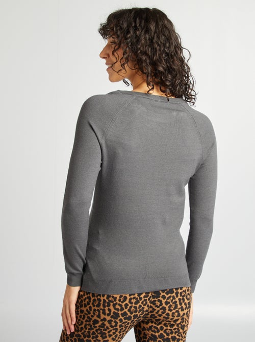 Jersey de lactancia con cierre de cremallera - Kiabi