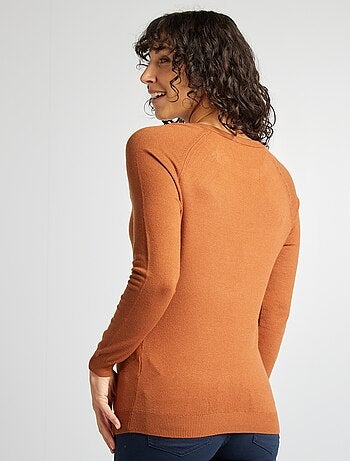 Jersey de lactancia con cierre de cremallera