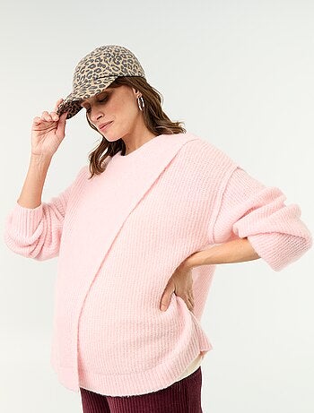 Jersey de lactancia de lana mezclada