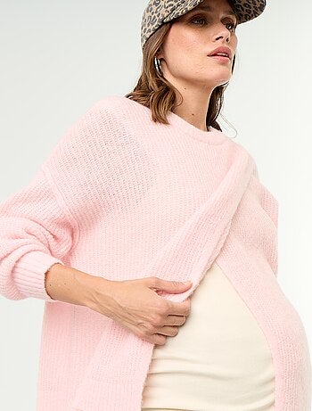 Jersey de lactancia de lana mezclada