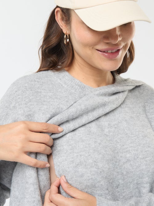 Jersey de lactancia de punto suave - Kiabi