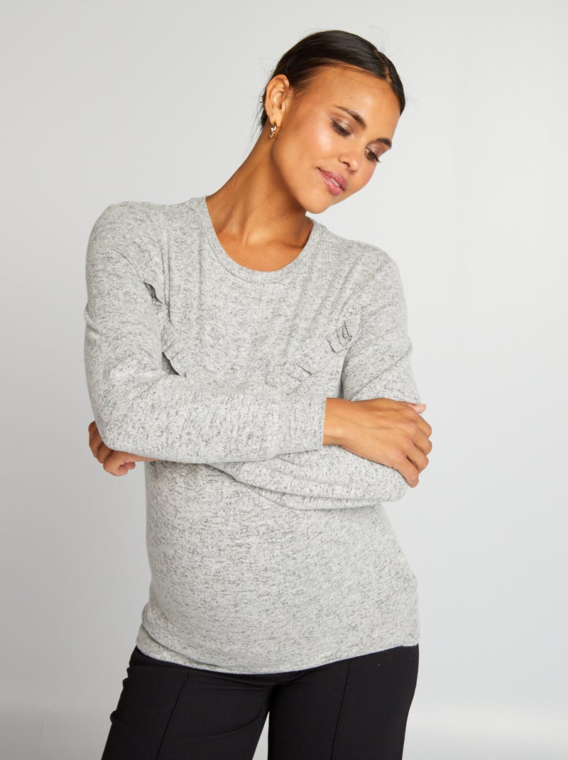 Jersey de lactancia GRIS - Kiabi