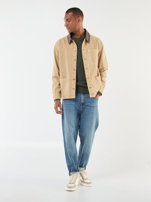 Jersey de lana con cuello redondo - Kiabi