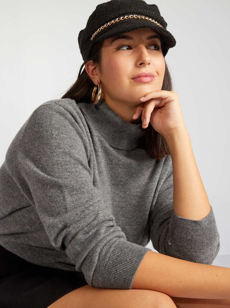 Jersey de lana GRIS - Kiabi