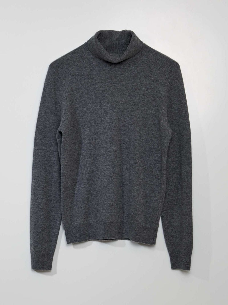 Jersey de lana GRIS - Kiabi
