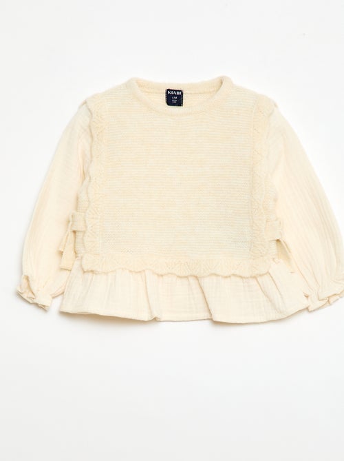 Jersey de lana mixta - Kiabi