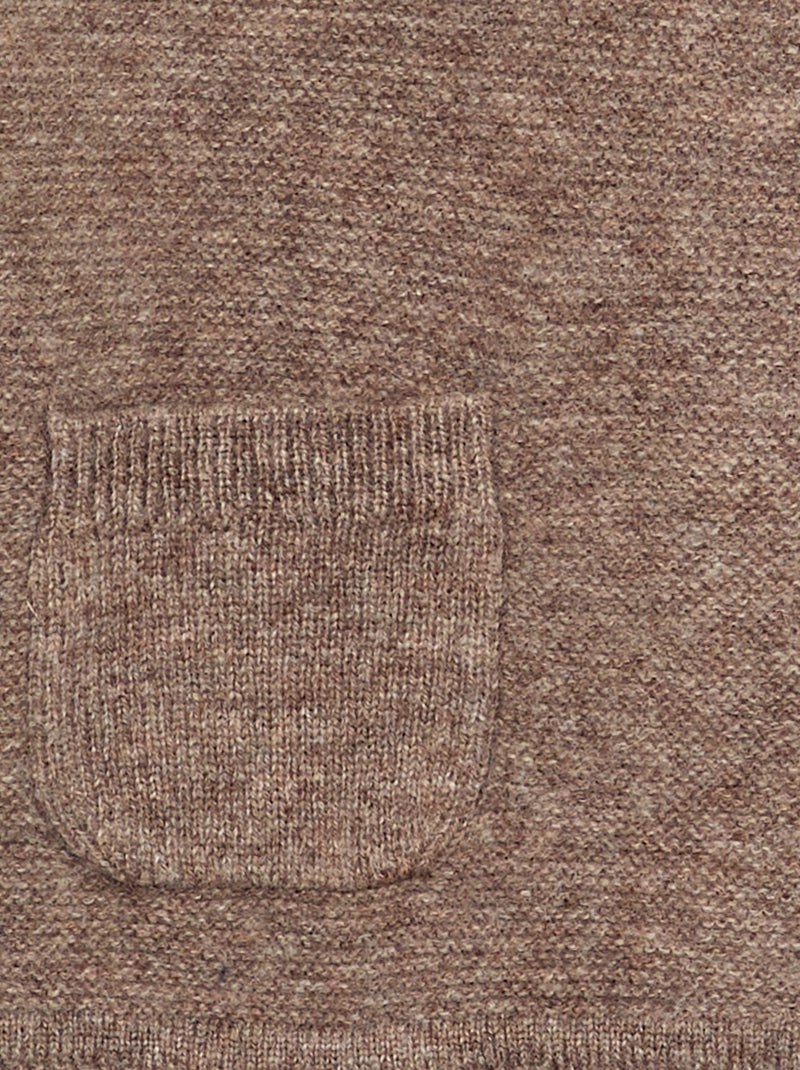 Jersey de lana y cachemir Marron - Kiabi