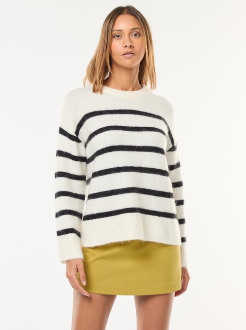 Jersey de lana y mohair - Kiabi