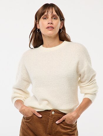 Jersey de lana y mohair mezclado