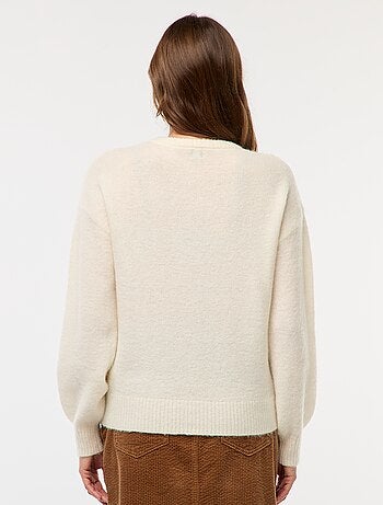 Jersey de lana y mohair mezclado