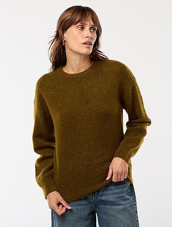 Jersey de lana y mohair mezclado