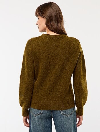 Jersey de lana y mohair mezclado