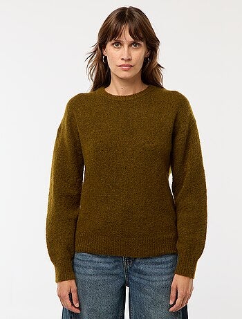 Jersey de lana y mohair mezclado