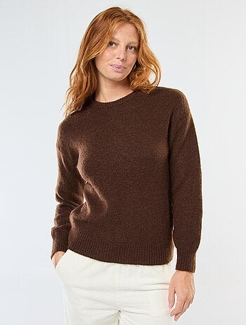 Jersey de lana y mohair mezclado