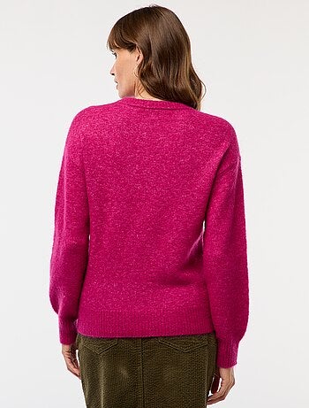 Jersey de lana y mohair mezclado