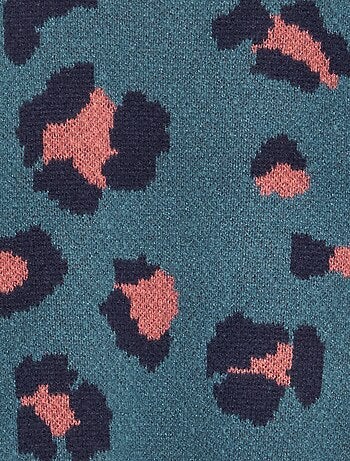 Jersey de leopardo de punto jacquard