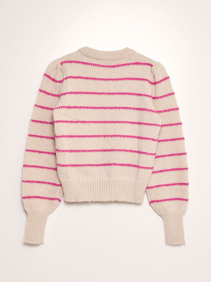 Jersey de lunares 'JDY' BEIGE - Kiabi