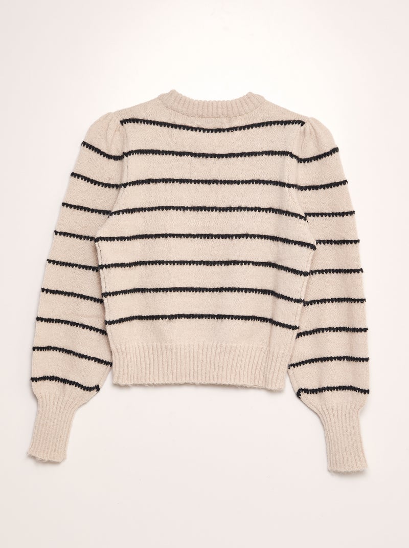 Jersey de lunares 'JDY' BEIGE - Kiabi